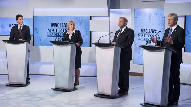 globepolitics's tweet image. Party leaders attack Harper on economy, Senate and national unity. #MacDebate recap: tgam.ca/EKxA #elxn42