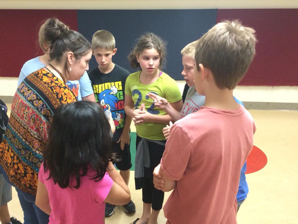 SLPKidsPlace's tweet photo. Kelson taught use a game from South Korea. It was a group battle of rock, paper, scissors crossed with tag. So fun! http://t.co/7xiu1wU0JP