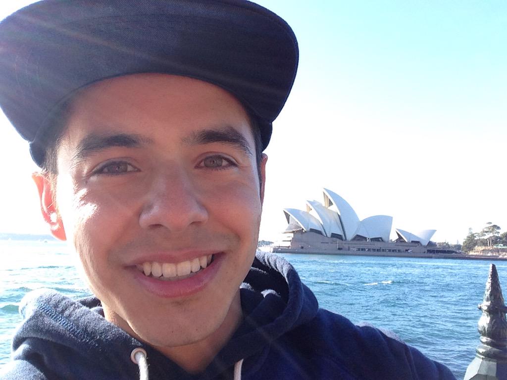 DavidArchie's tweet photo. Greetings from Australia.  Now where's P. Sherman 42 Wallaby Way, Sydney?  😉 #FindingNemoanybody ? http://t.co/p0Oxo023Yl