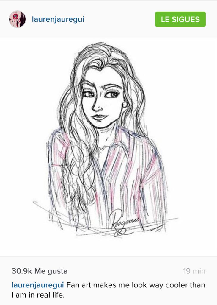 CamrenForeve7's tweet photo. ¿Tienen idea cuantos fan arts Camren tuvo que mirar Lauren para llegar a éste? http://t.co/HYnzLOA8CM
