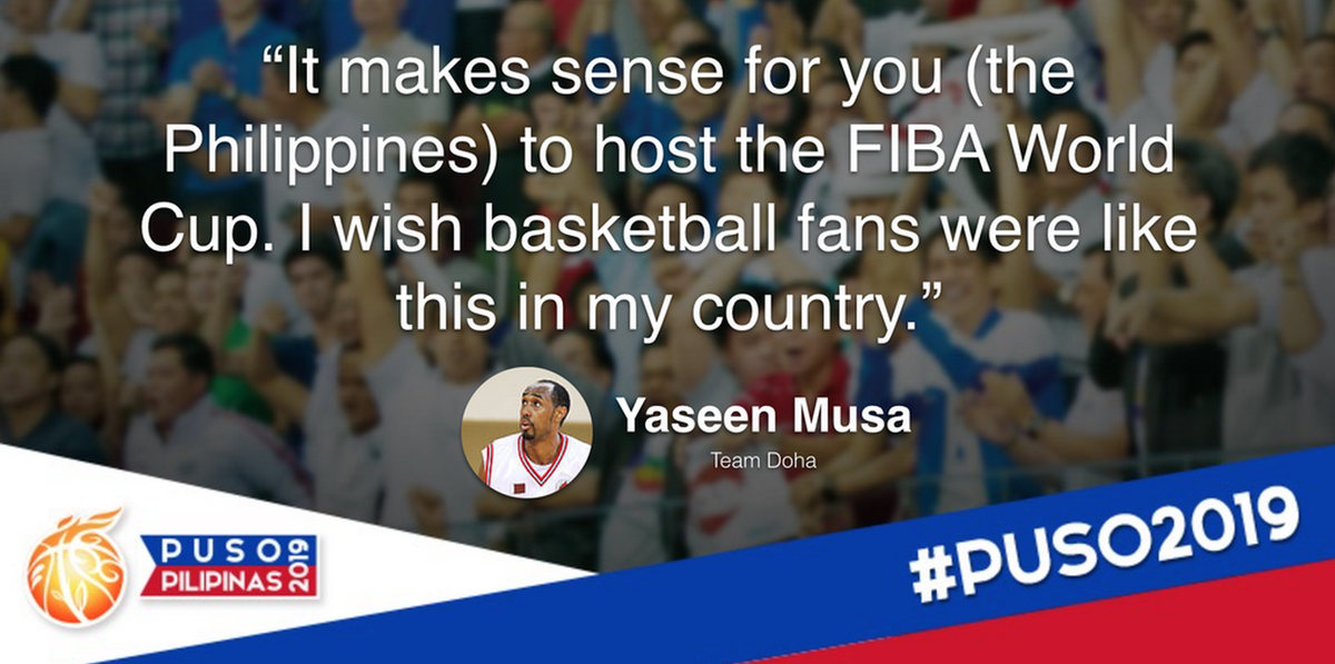 iamMVP's tweet photo. Even players from the @FIBA3x3 last weekend took notice. Basketball is really home here! #PUSO2019 @FIBA http://t.co/bJner0rYn1