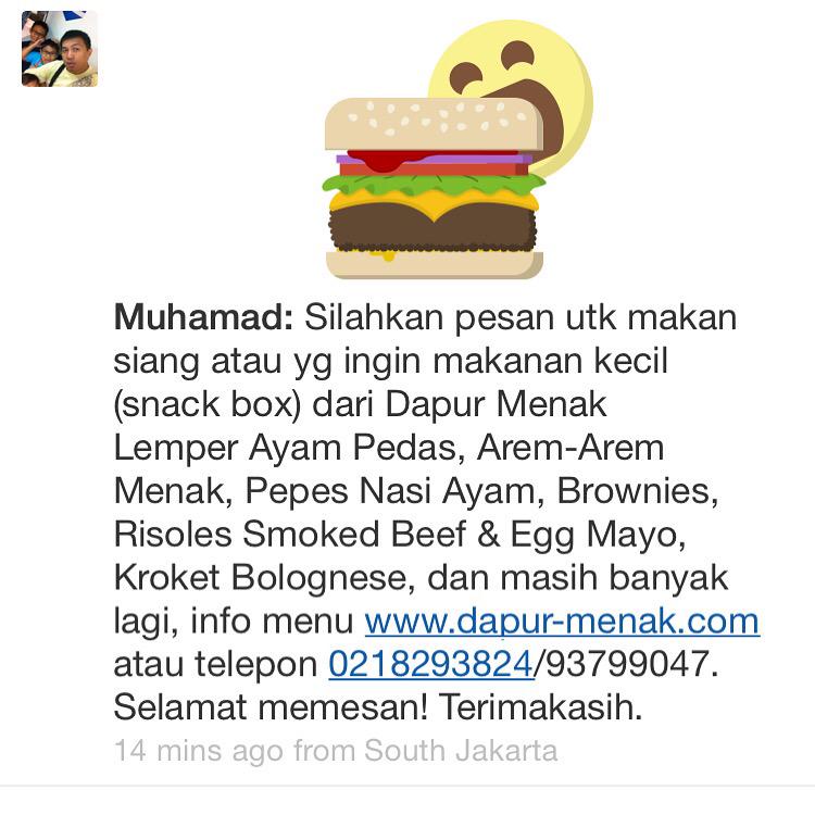 novaputong's tweet photo. Kudu di share nih karena endangggg bangettt....
Yukkk di coba n dipesann 👍🏻 http://t.co/9d9968txbM