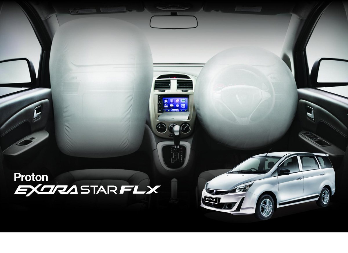 proton_indo's tweet photo. Kini PROTON Exora Star FLX dilengkapi dengan Dual SRS Airbags http://t.co/nQaiRNaz75