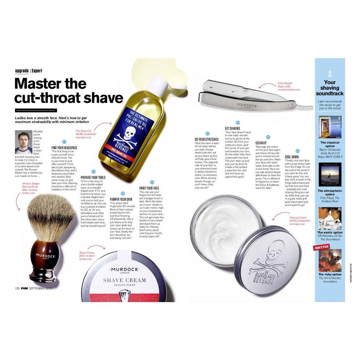 thebluebeards's tweet photo. Nice piece in @FHM - featuring @campbundo - Head Barber at The Nomad Barbershop http://t.co/cR2C7i0NIQ