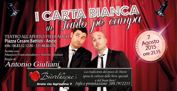 BierethequeA's tweet photo. Bièrethèque è con .... I CARTA BIANCA!! http://t.co/We4el6WVT4