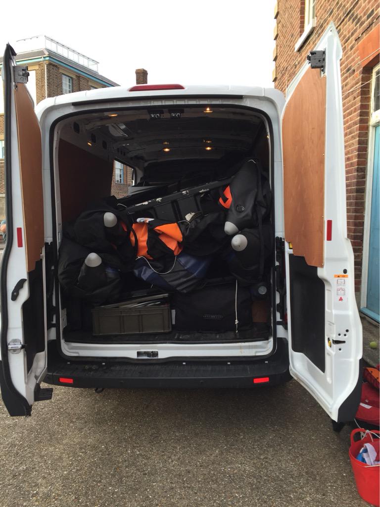 Thanks to <a href="/Enterprise/">Enterprise</a> for helping us out with a van to get the team and the boats Swansea this weekend.