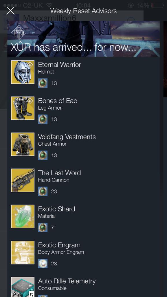 xurlocation's tweet image. Welp, all of crucible is gonna be hopping around like a bunch of crickets. Enjoy! Oh I'm next to the speaker dude...