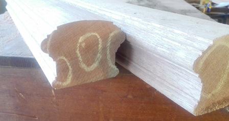 We have more than 90 different mouldings available in different sizes; soon all will be view able on our website.