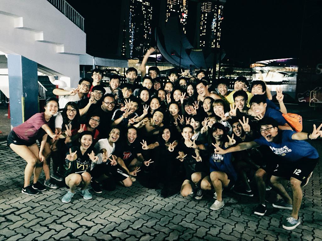 After last night's sound check. This Singapore crowd is already amazing💙