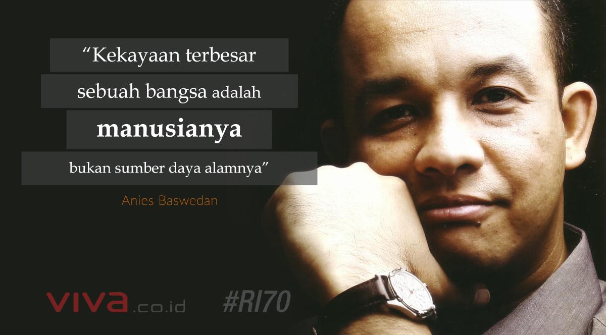 rizkybotan's tweet photo. "@VIVAcoid: Kekayaan terbesar sebuah bangsa adalah manusianya, bukan sumber daya alamnya. #RI70 http://t.co/qYBjvrxWSI"