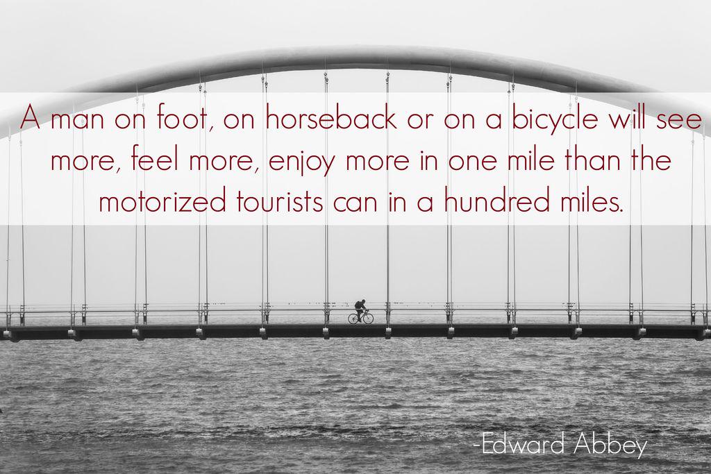 outsidemagazine's tweet photo. #WordsOfWisdom from Edward Abbey http://t.co/wy84mWINj0