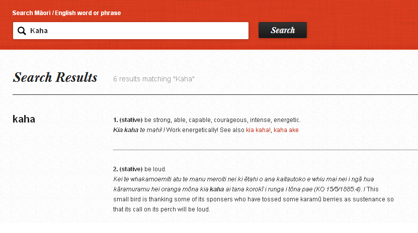 Kaha bit.ly/1KUEt5A #TeReoMāori