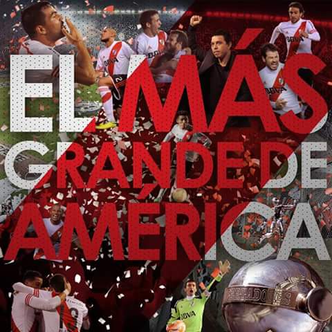 molinabraim's tweet photo. Gracias River por otra alegria!!! #RiverCampeonDeAmerica #ElMasGrandeDeAmerica #bosteroLTA http://t.co/VGozoADnqD