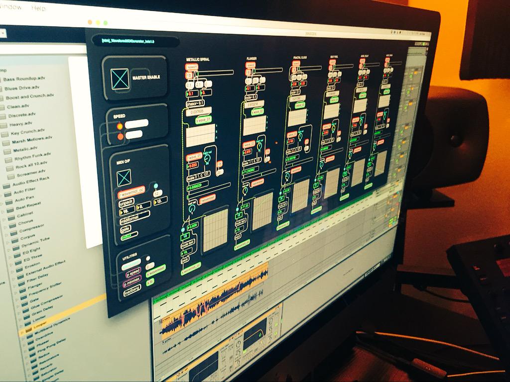 late night studio mindfukkery with @mattdavisradio