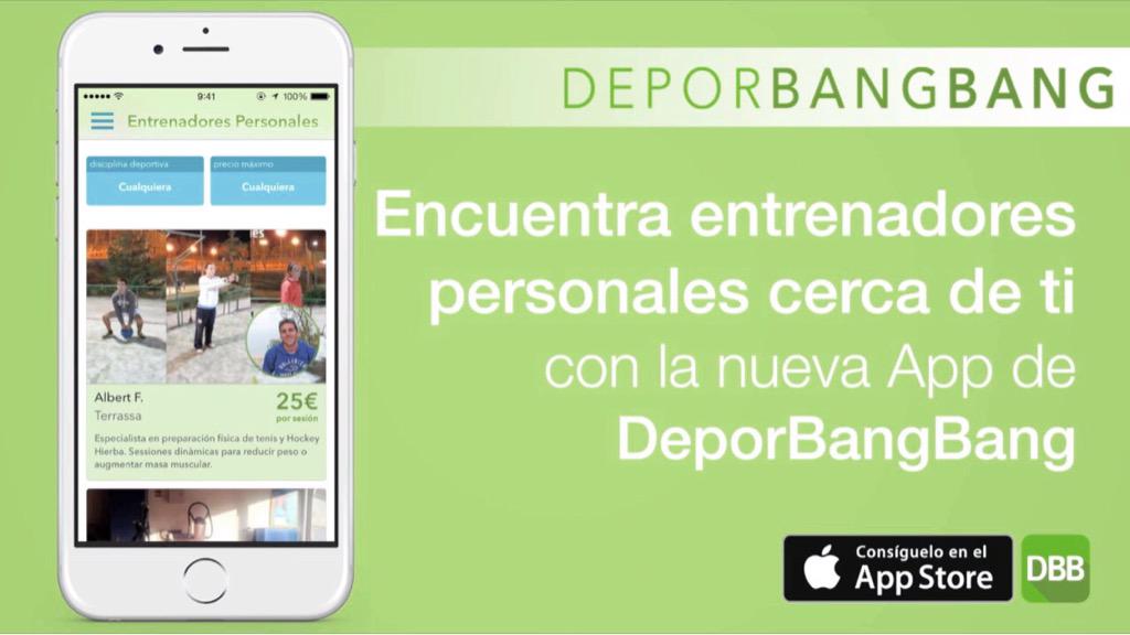 Encuentra y reserva cita con entrenadores personales cerca de ti con la nueva App para iPhone itunes.apple.com/us/app/deporba…