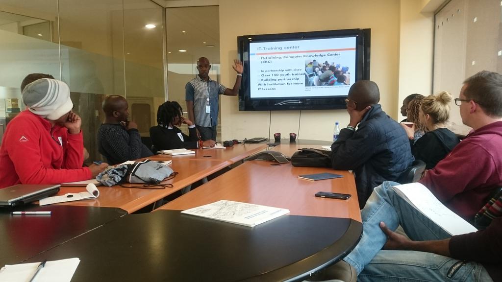 UJ_Unit2's tweet photo. Day 3 in Nairobi,  hosted tour of UN Habitat by George Gachie and David Thomas http://t.co/N8yIzmDG5A