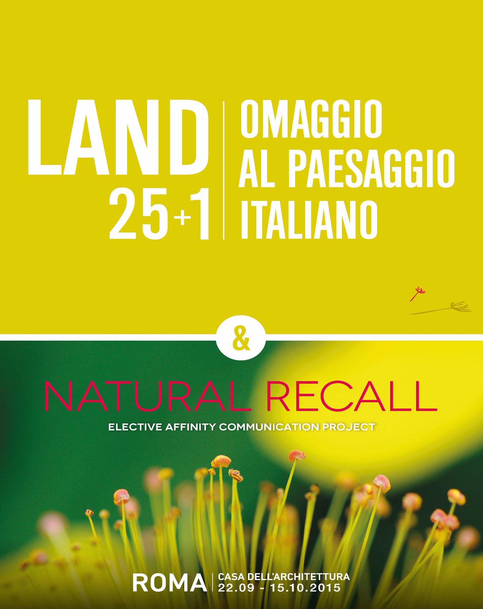NaturalRecall's tweet image. Hey #NaturalRecallers, have you heard this one?! #SaveTheDate #exhibition #graphicdesign #landscapedesign #Roma