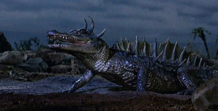 昔の本物のトカゲやワニを使った恐竜映画を今やるとクレームが来そう