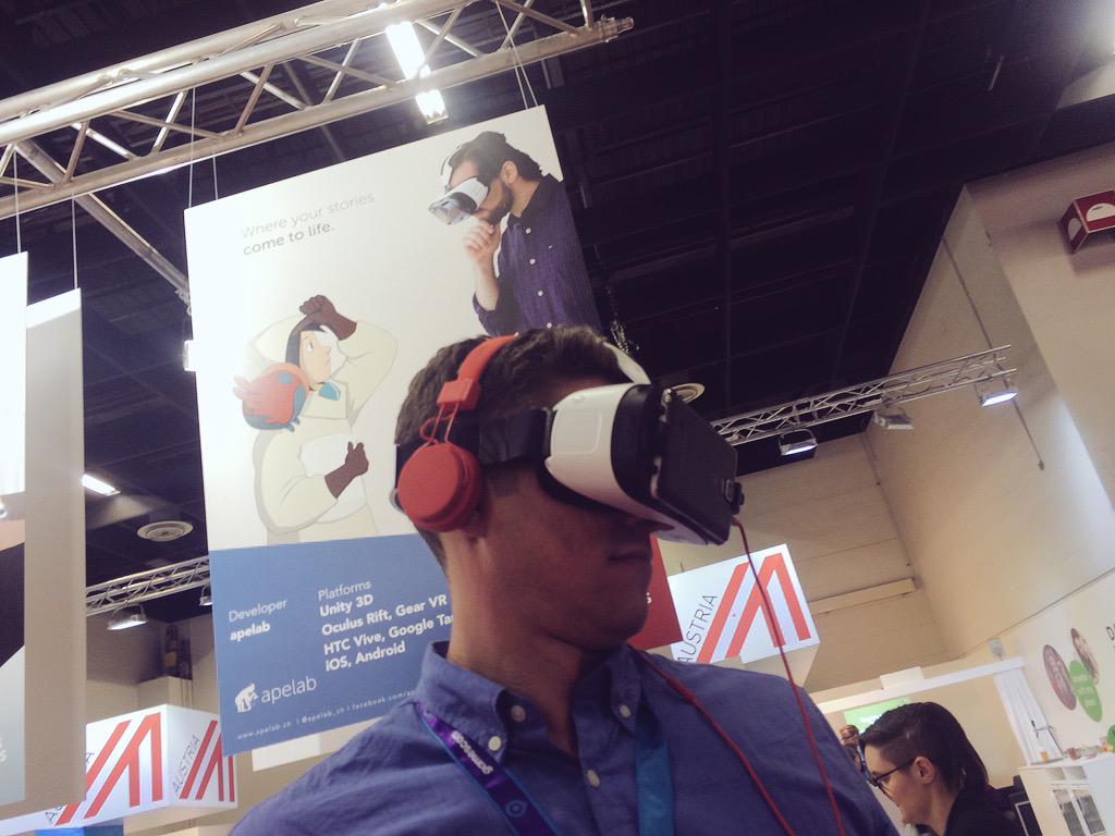 gazeinteractive's tweet image. Exited to show our #gazeinteractive #VirtualReality SDK for @unity3d @gamescom