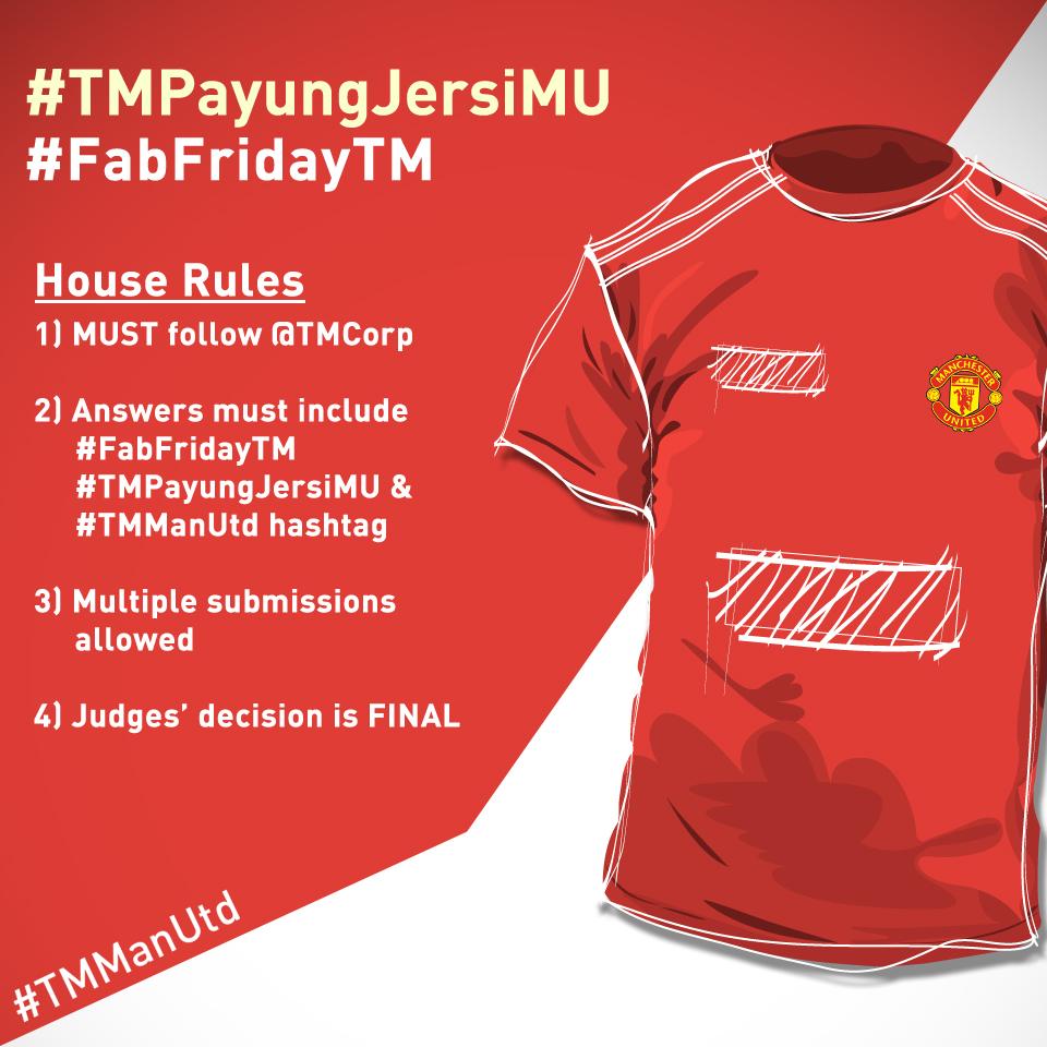 unifi's tweet photo. #TMPayungJersiMU #FabFridayTM #TMManUtd Before we start, some house rules > http://t.co/T0SQTlXaU7