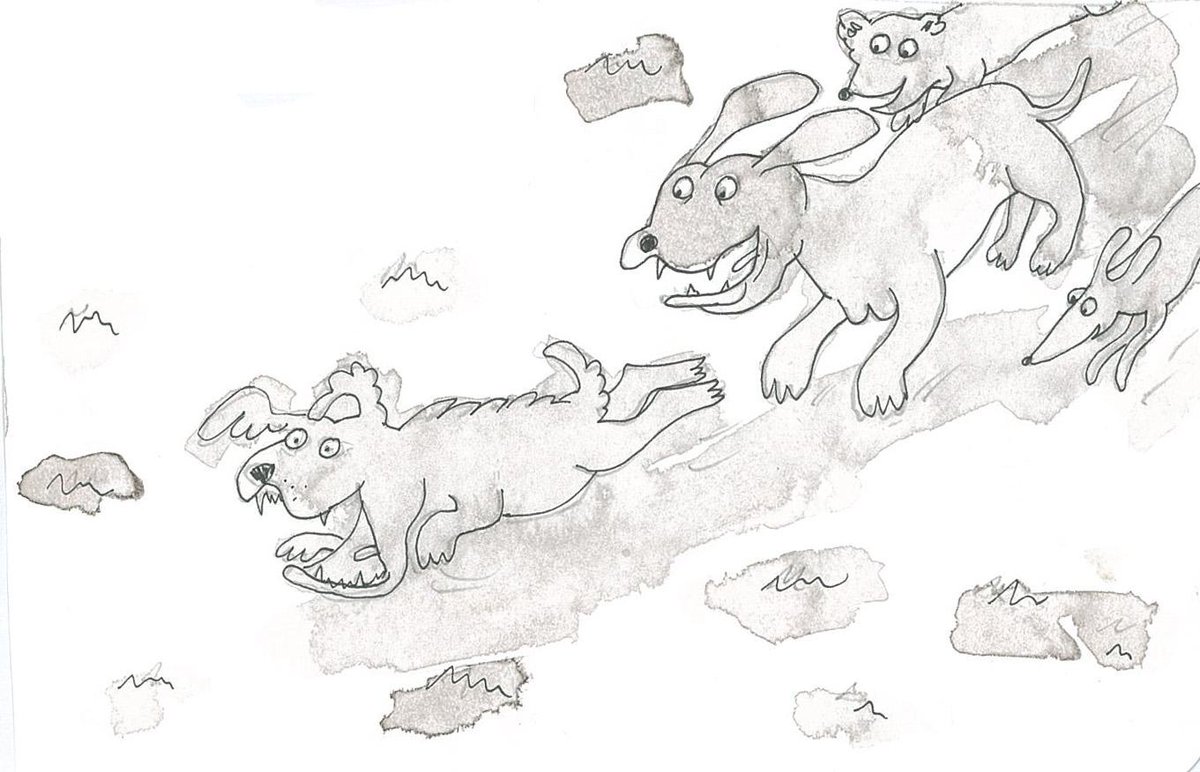 dreadlockdogman's tweet photo. 1 dog can set off your other dogs by rushing outside, pretending there is an intruder. Is a trick to win points! http://t.co/4eaACc2BNj