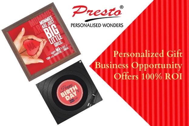 Personalized Gift Business Opportunity Offers 100% ROI