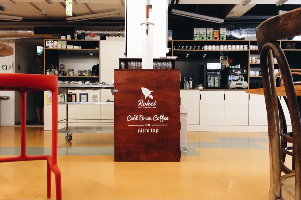 Caffeine fix for <a href="/prezi/">Prezi</a> Budapest #drinkroket #prezi #startup #caffeinefix #coffeetime #coffeeaddict #budapest #office