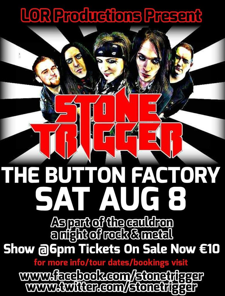 tommy_Rockit's tweet photo. @StoneTrigger Live at @ButtonFactoryv This Saturday! Doors 6pm @poolking36 @AndrewCallaly @PeteJordanBass http://t.co/2S9MvjzJUx