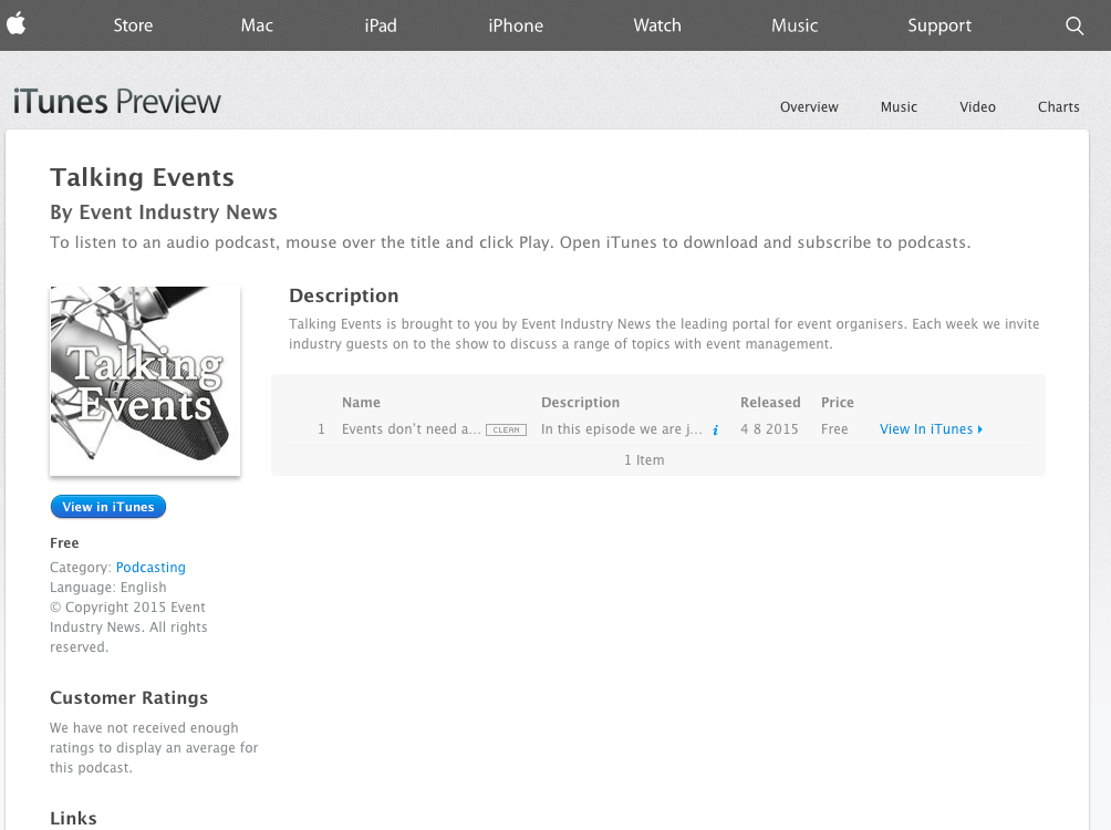 eventhour's tweet photo. You can now download our @TalkingEvents podcast directly from the iTunes store https://t.co/2Fv5sVKGxh #eventprofs http://t.co/Lg3m8yWbqU