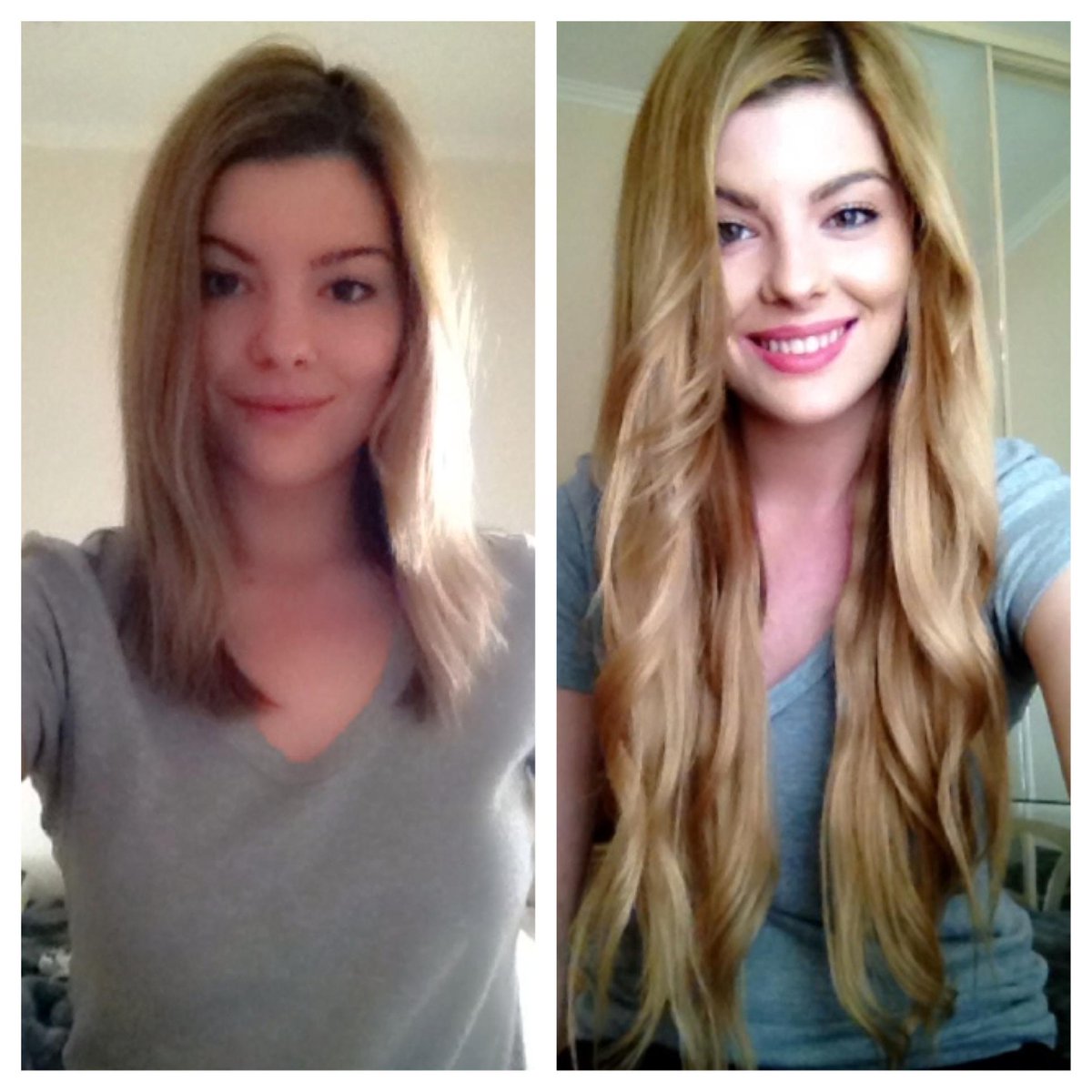 learnextensions's tweet image. Natural Blonde clip in hair extensions.