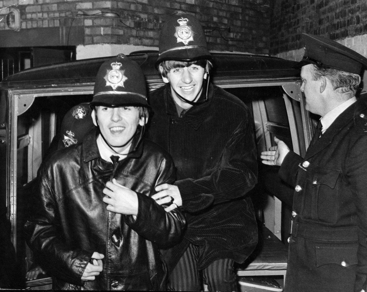 The police have arrived. Битлз в шлеме полицейских. Театре «ипподром» Битлз. Beatles Birmingham Donkeys. The Beatles: made on Merseyside.