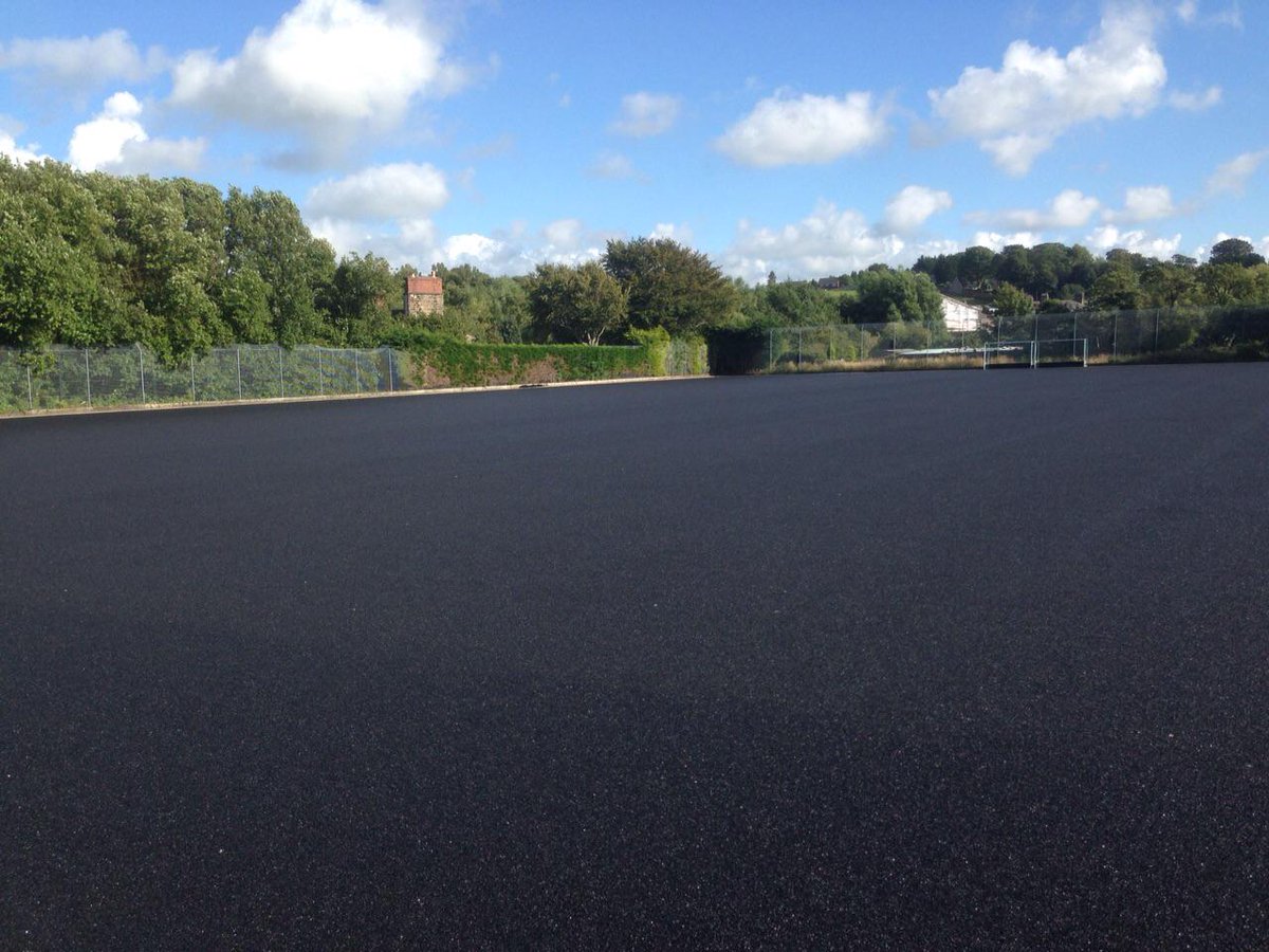 Another completed shock pad installation.