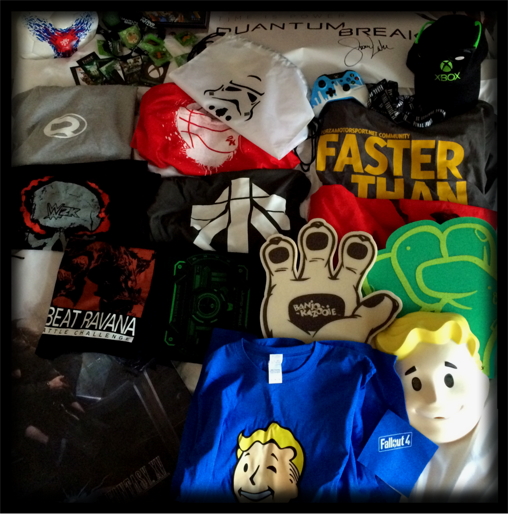 xboxuk's tweet photo. Win TONS of amazing #xboxgamescom swag!

Smash Retweet, be sure to Follow and hit http://t.co/DlPZuAUjbF 🎮 http://t.co/SeSAcGdDB1