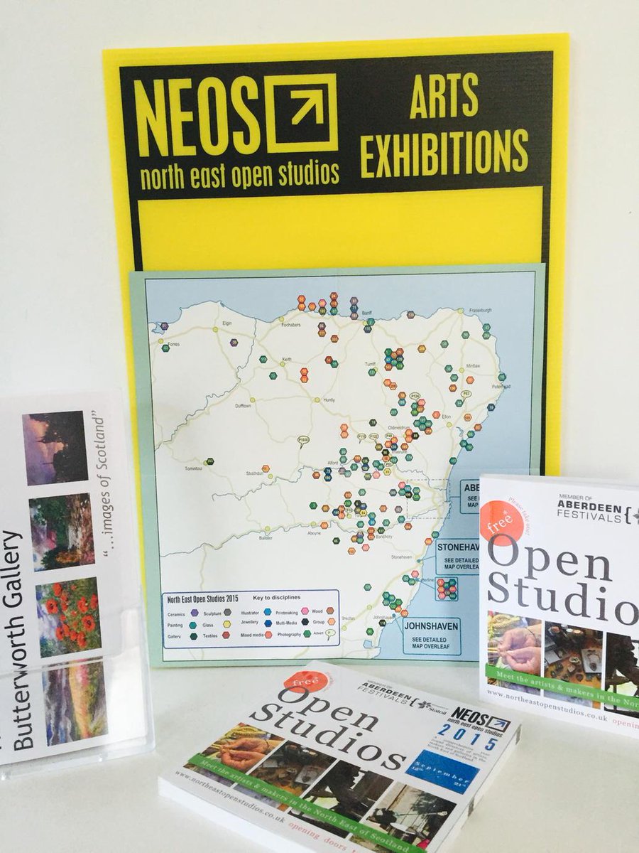 ButterworthArt's tweet photo. We are a NEOS #ArtDirectory 2015 collection point for participating artists of this years #NEOS2015 @AberdeenFests http://t.co/VqKr8MEFZQ