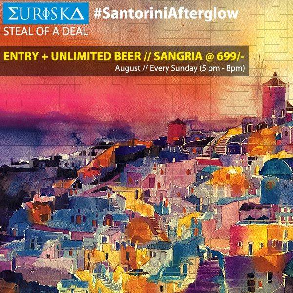 marketsbykaren's tweet photo. We think @EuriskaIndia 's #SantoriniAfterGlow Sundowner has to be on your to-do-list this #Sunday!#Pune #localscenes http://t.co/k2tW005sYB