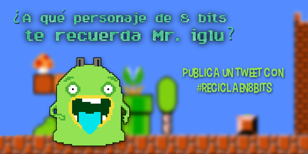 ecovidrio's tweet photo. ¡Regalamos 50 entradas cuádruples para ver #PixelsLaPeli​​! Ponle un nombre de videojuego a Mr Iglú #Reciclaen8Bits http://t.co/VM0ZfSebm9