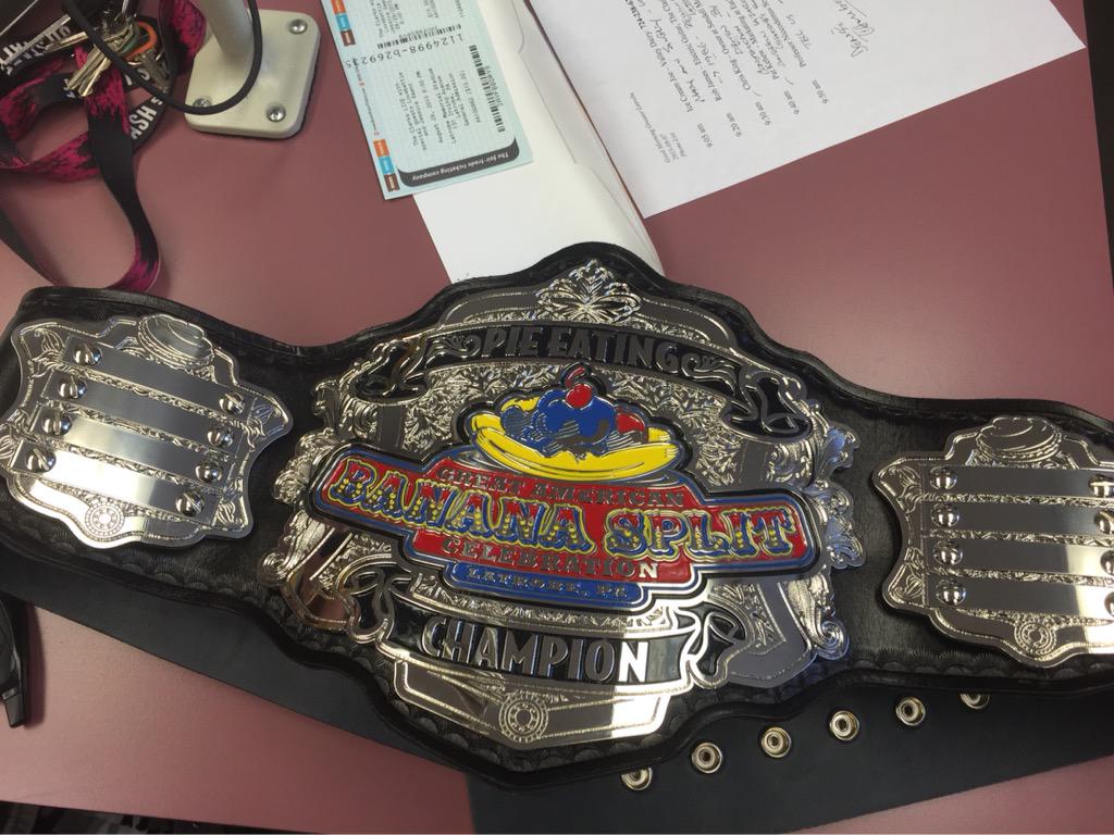 GLLVchamber's tweet photo. Sign up for the @EatnPark Great American Pie Eating Contest and get to wear this #champion belt from @wildcatbelts http://t.co/uvGjuBvcIq