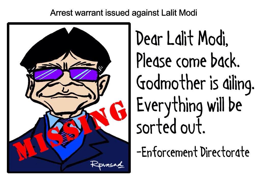 rprasad66's tweet image. #DramaQueenSushma #lalitgate cartoon @ETPolitics @EconomicTimes