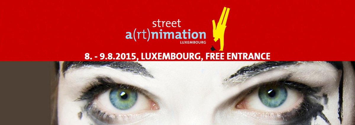 Lots of #entertainment in the streets of Luxemburg this weekend: it's the #StreetArtnimation > bit.ly/SA2015lu