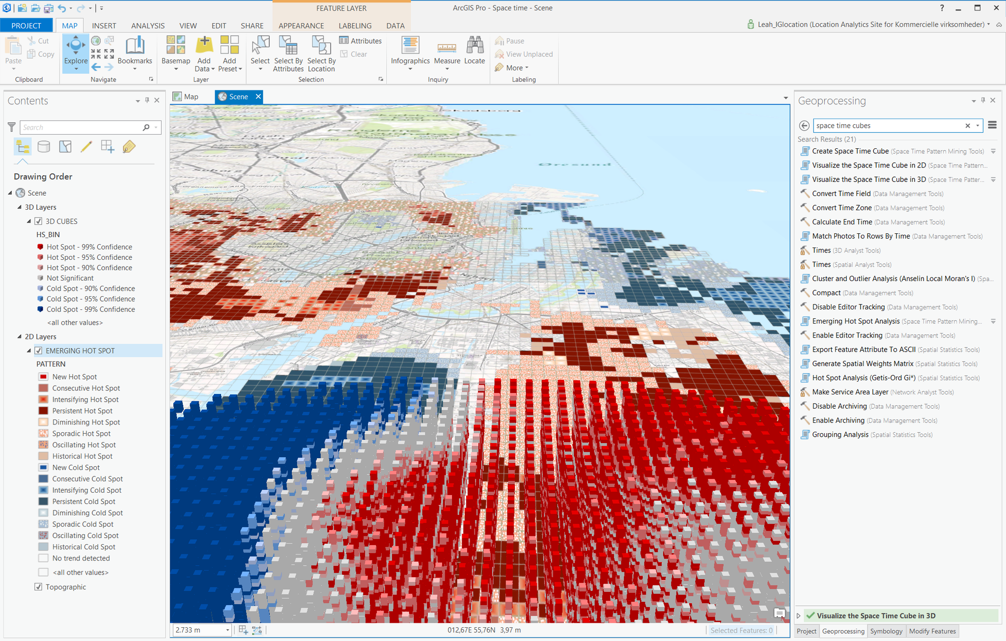Lea Dyrholm Hansen Find Positive Og Negative Trends Med Emerging Hot Spot Analysis Arcgis Arcgispro Http T Co Fkk2jrlsbl