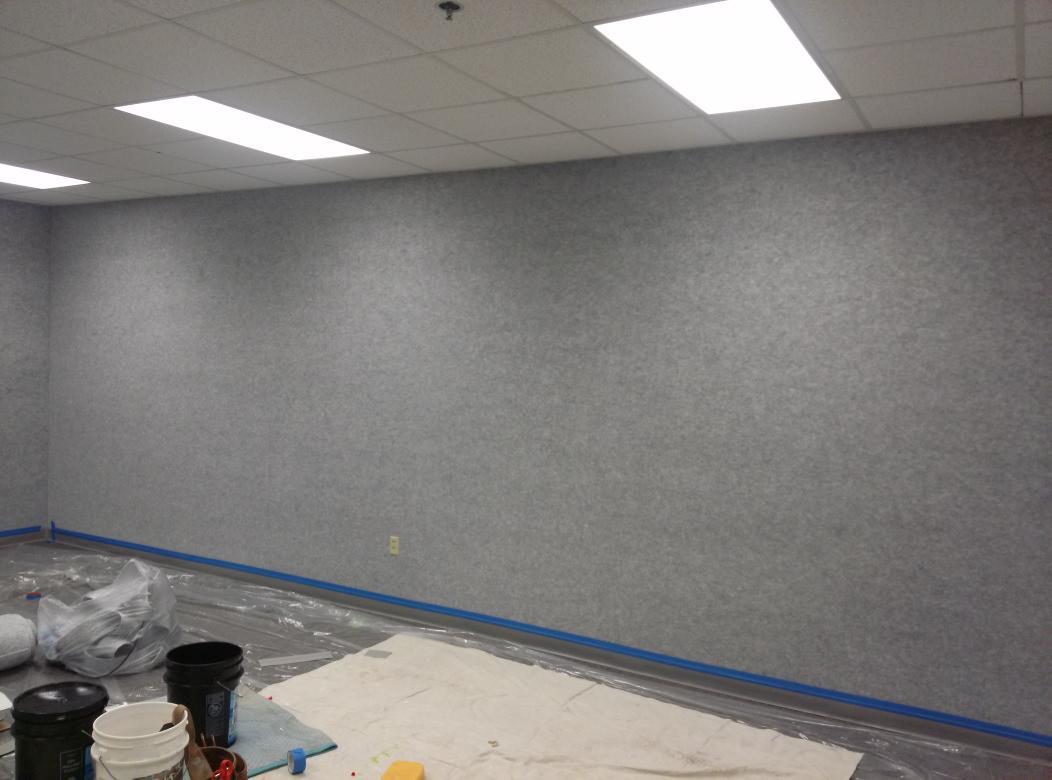 RWallcovering's tweet photo. #Acoustical #Soundproofing #Wallcovering also doubles as a #Presentation #hooknloop #Velcro© #Wall to attach things http://t.co/MF1blhO9rb
