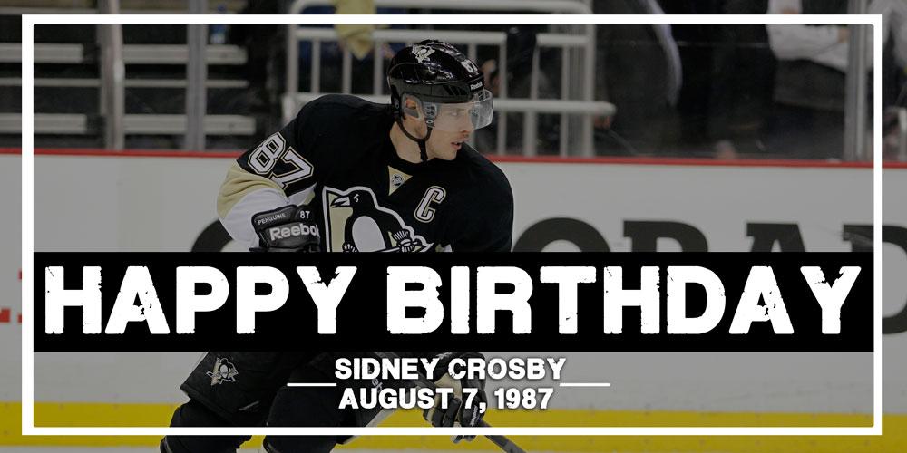 Happy birthday, Sidney Crosby! 