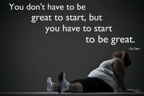 You don't have to be great to start, but you have to start to be great gymroyalty.co.uk #motivation #lifestyle