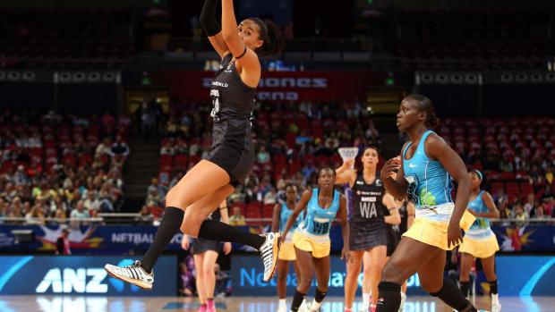 NZStuff's tweet photo. Silver Ferns start World Cup with big win over Barbados http://t.co/SDD8sm7j7Z http://t.co/gj5RVr5edg