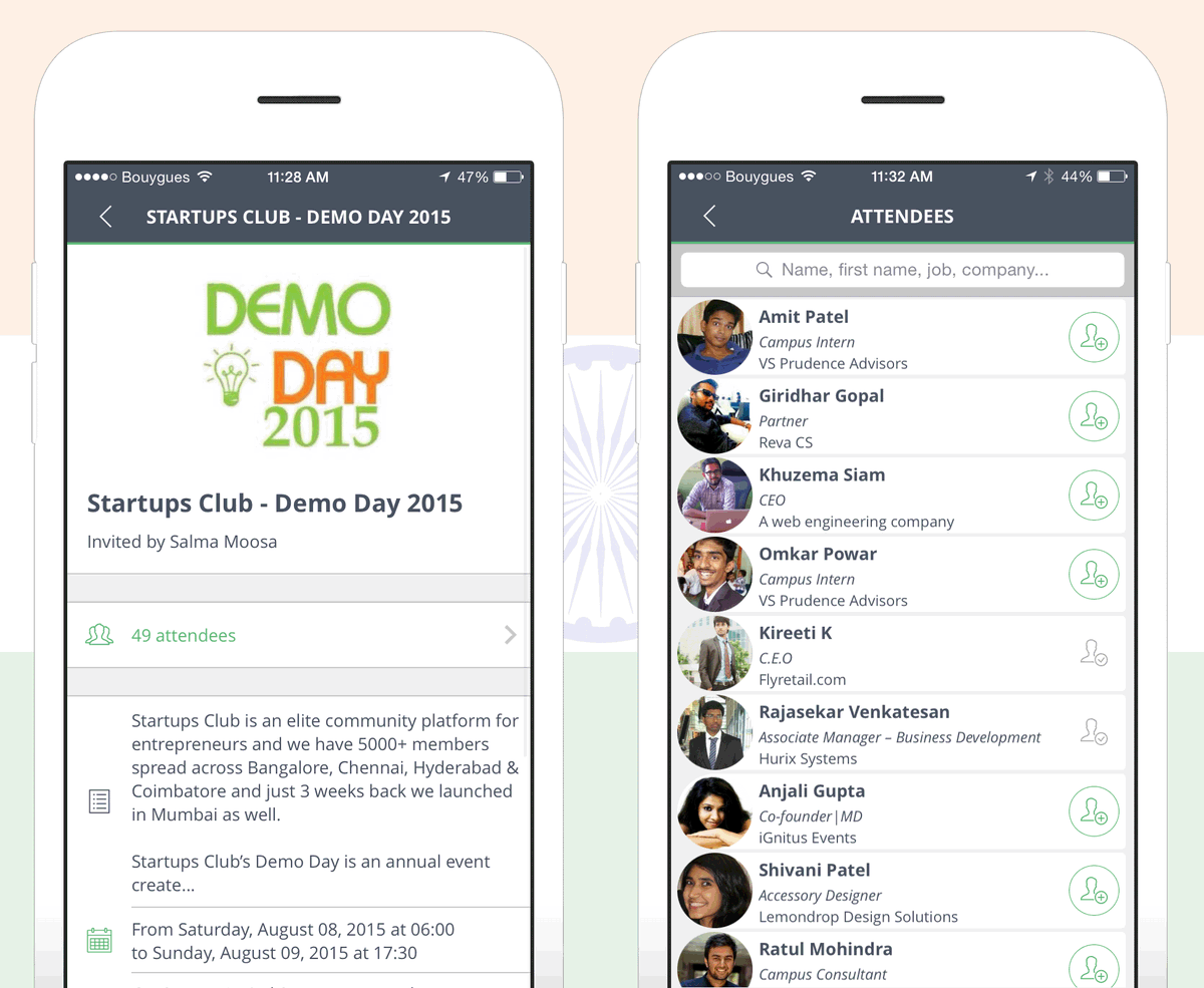 Swapcard's tweet photo. #SCDD2015 is our first event in India, and it’s starting tomorrow! Network wisely with Swapcard @Startups_Club http://t.co/8u7U1o24Pn