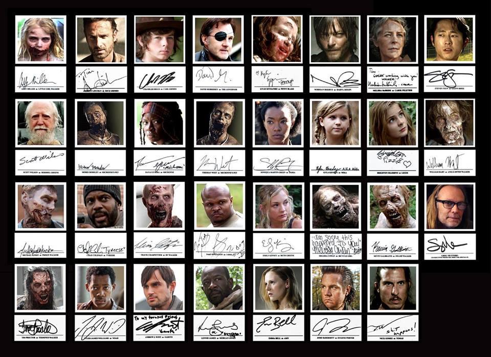 timproctor's tweet photo. My autograph collection so far. @DanaiGurira @TheAddyMiller @ChandlerRiggs @andjwest @theoduscrane http://t.co/RaMZxpTfsI