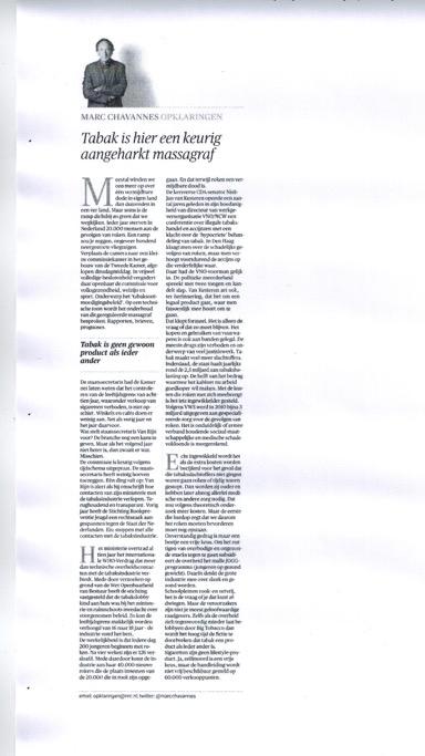 Soms is de ramp zo groot dat we wegkijken #nrc