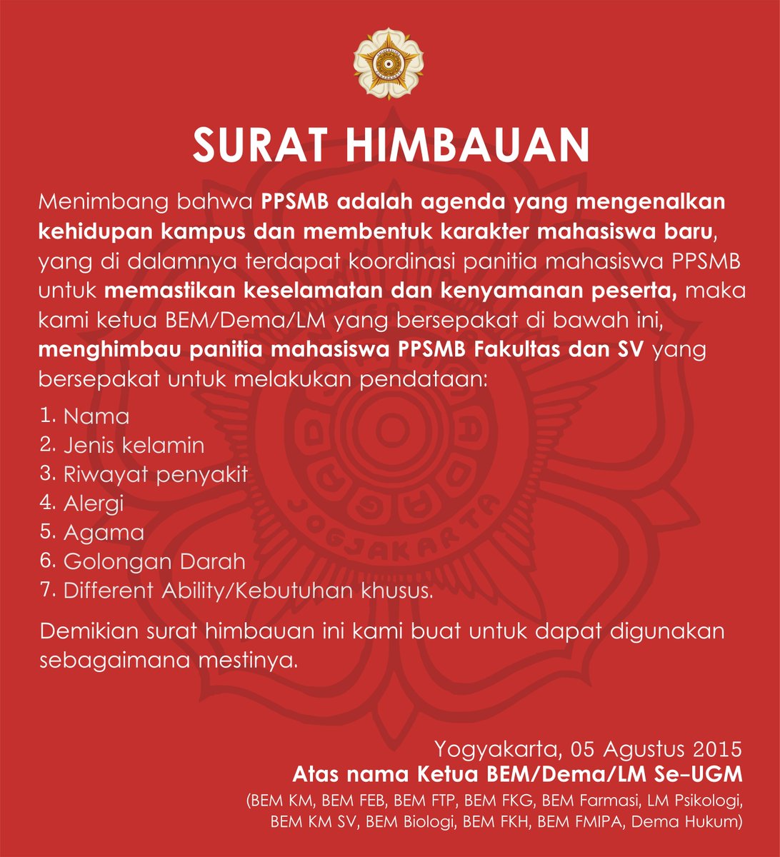 BEM KM UGM tweet media
