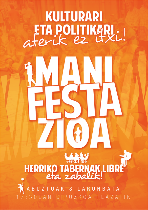 Donostian #HerrikoakLibre-ren alde egingo den maniFESTAzioan parte hartzeko deia egiten dugu ehbildu.eus/eu/sarrera/95-…