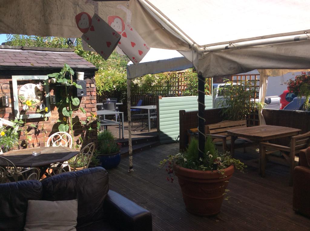 <a href="/RoebuckPub/">The Roebuck</a> the sun is shining here also but thanks 4 the shout out. Your terrace equally looks great to visit!